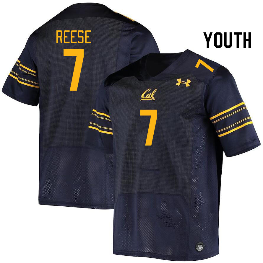 Youth #7 David Reese California Golden Bears College Football Jerseys Stitched Sale-Navy